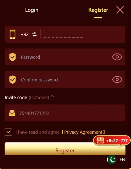 6PPP Game account creation and verification process
